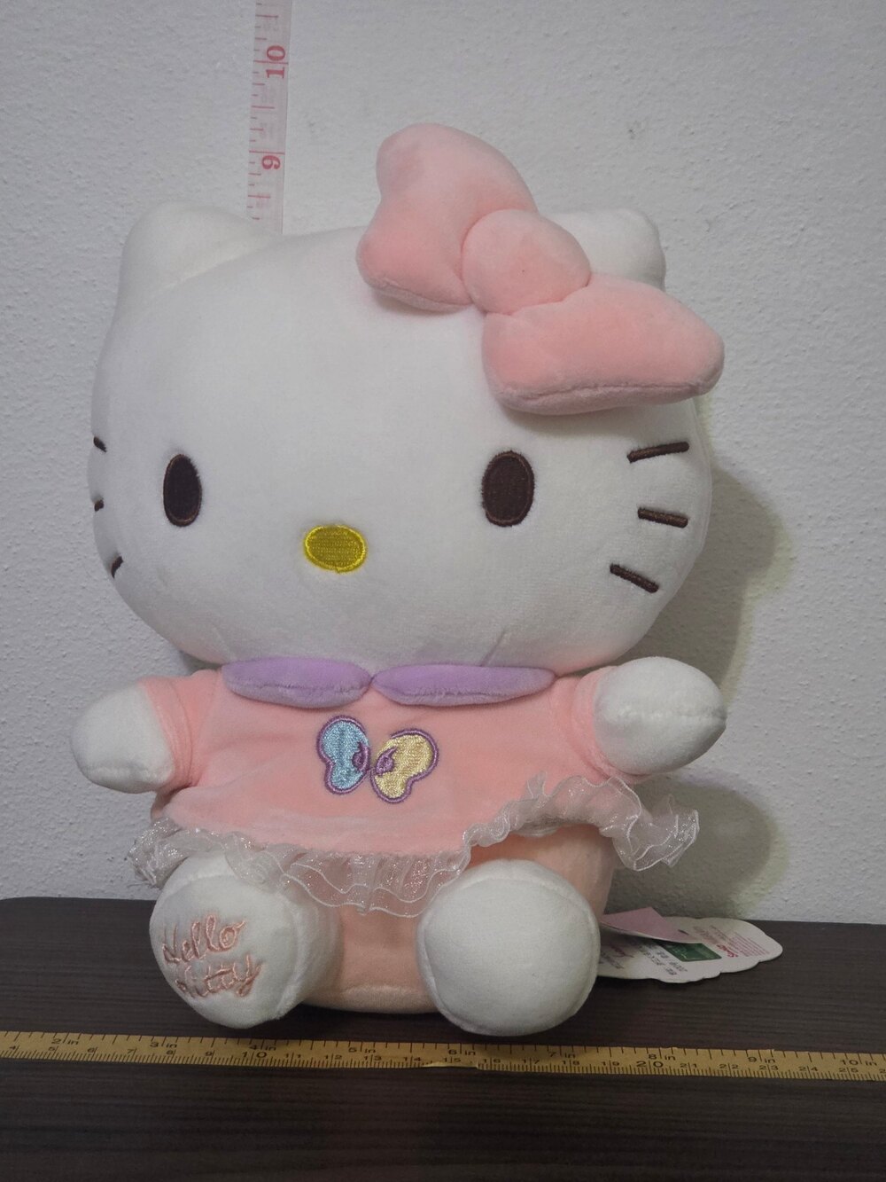 new with tag Sanrio Hello Kitty 2023 "Butterfly Dress" 15-Inch Rare Plush Doll